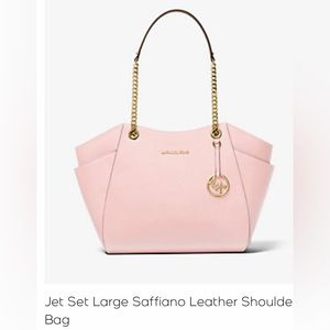 Michael Kors Large Saffiano Purse NWT - pink